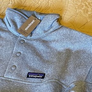 NEW Patagonia Women’s LW Better Sweater Marsupial P/O - Feather Grey SM